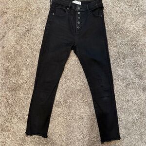 Abercrombie and Fitch the Skinny High Rise Button Fly